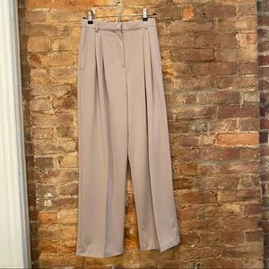 Dynamite Lila Pleated Straight Pant